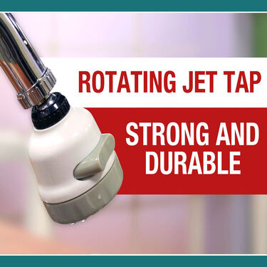 Hose Pipe with Spray Gun + Rotating Jet Tap Free