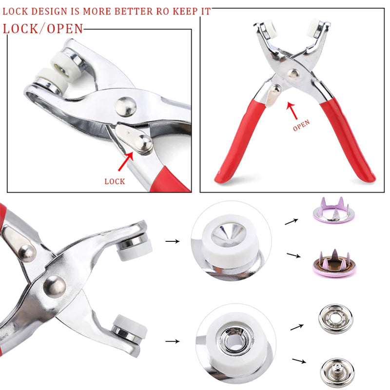Metal Copper Prong Snap Button Fasteners