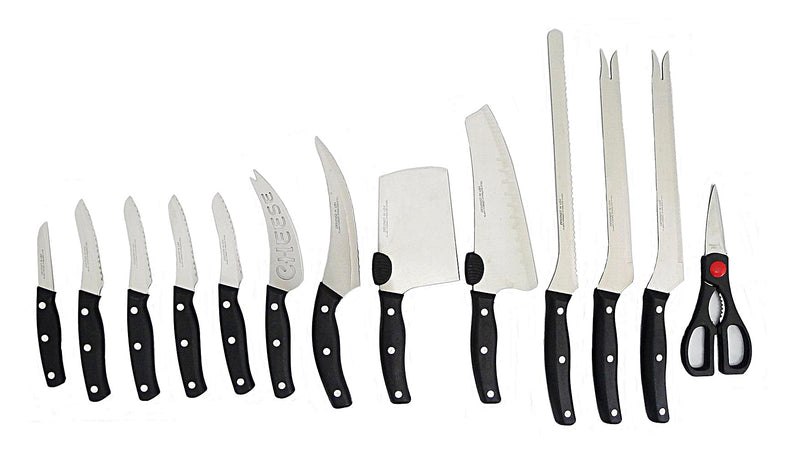 13 Piece Stainless Steel Knife Set Chef's Knife Kitchen Starter Knives Set