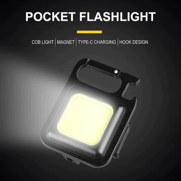 Multifunctional Rechargeable Keychain Emergency Light