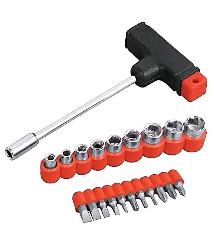 21 Pcs Screwdriver Socket Tool Kit Set, Wrench Magnetic Set - 21PCTK-01
