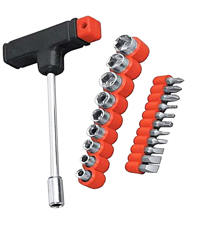 21 Pcs Screwdriver Socket Tool Kit Set, Wrench Magnetic Set - 21PCTK-01