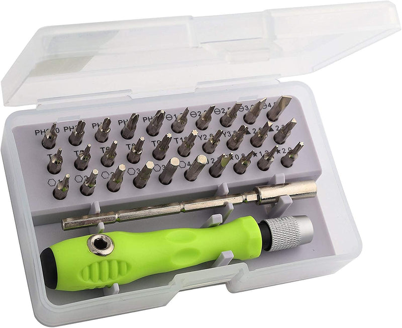 32 In1 Multi-Bit Screwdriver Set For Mobile Laptop PC Repair Tool Kit - 32PCSCREW