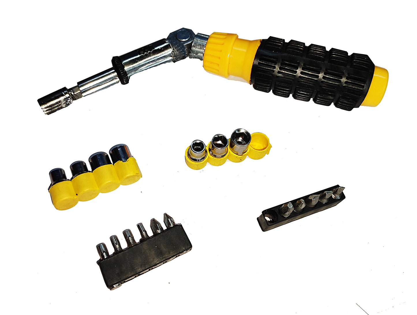 Multi purpose 21 Pcs Screwdriver Socket Set Combination Tool Wrench Tool Kit Magnetic Toolkit – 36PCTK
