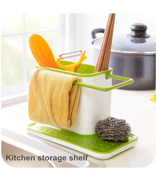 3in1 Kitchen Shelf Cleaning Stand Holder - 3IN1KST