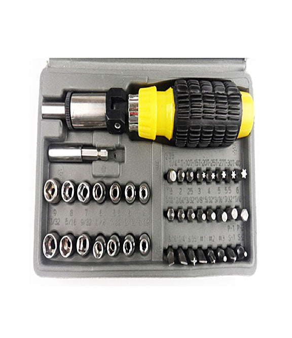 41 in 1 Pcs Tool Kit &amp; Screwdriver and Socket Set Automobile Tool Box Set - 41PCTK-01