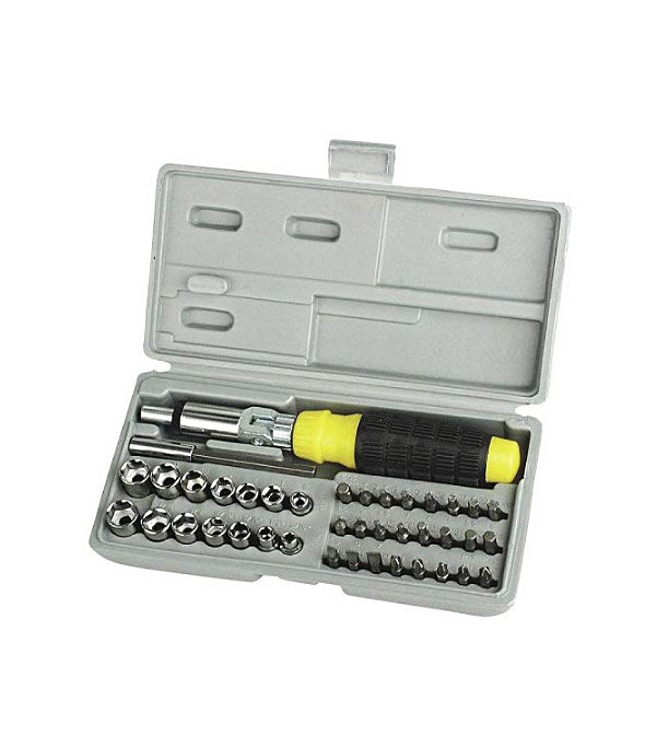 41 in 1 Pcs Tool Kit &amp; Screwdriver and Socket Set Automobile Tool Box Set - 41PCTK