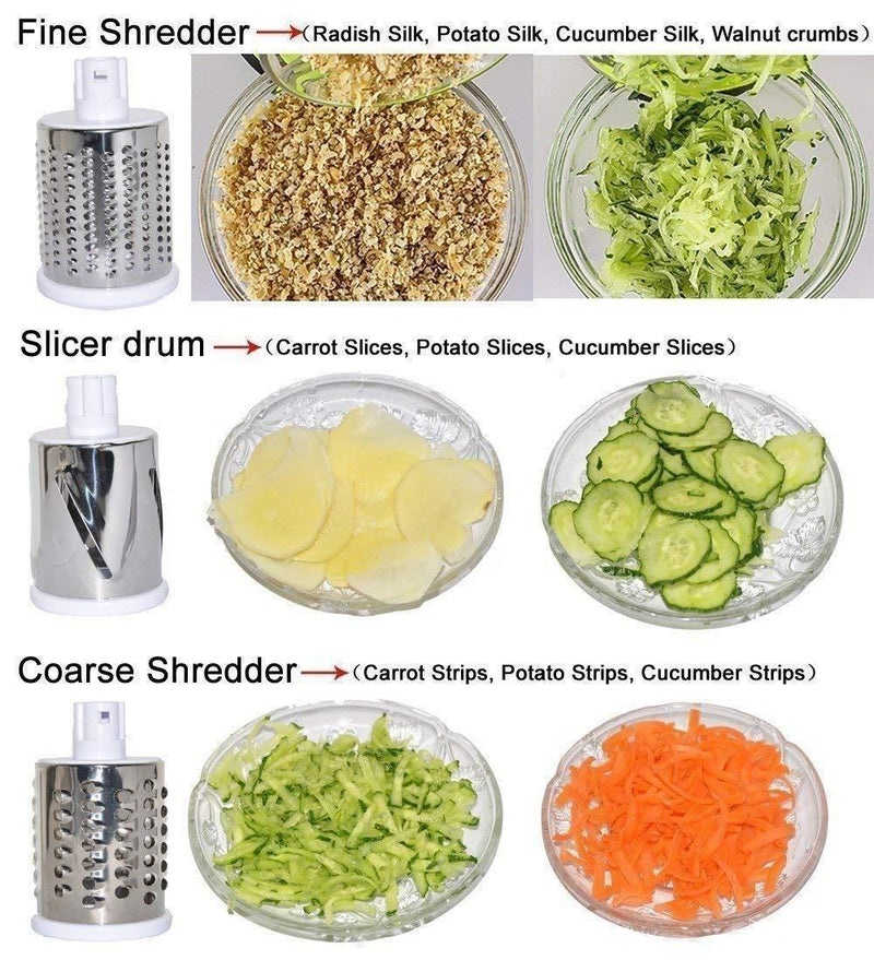 4 in 1 Vegetable Grater & Slicer