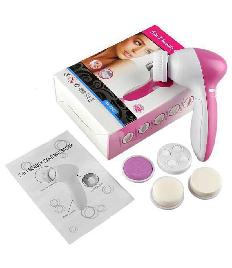 5-In-1 Smoothing Body Face Beauty Care Facial Massager - 5IN1MSG-01