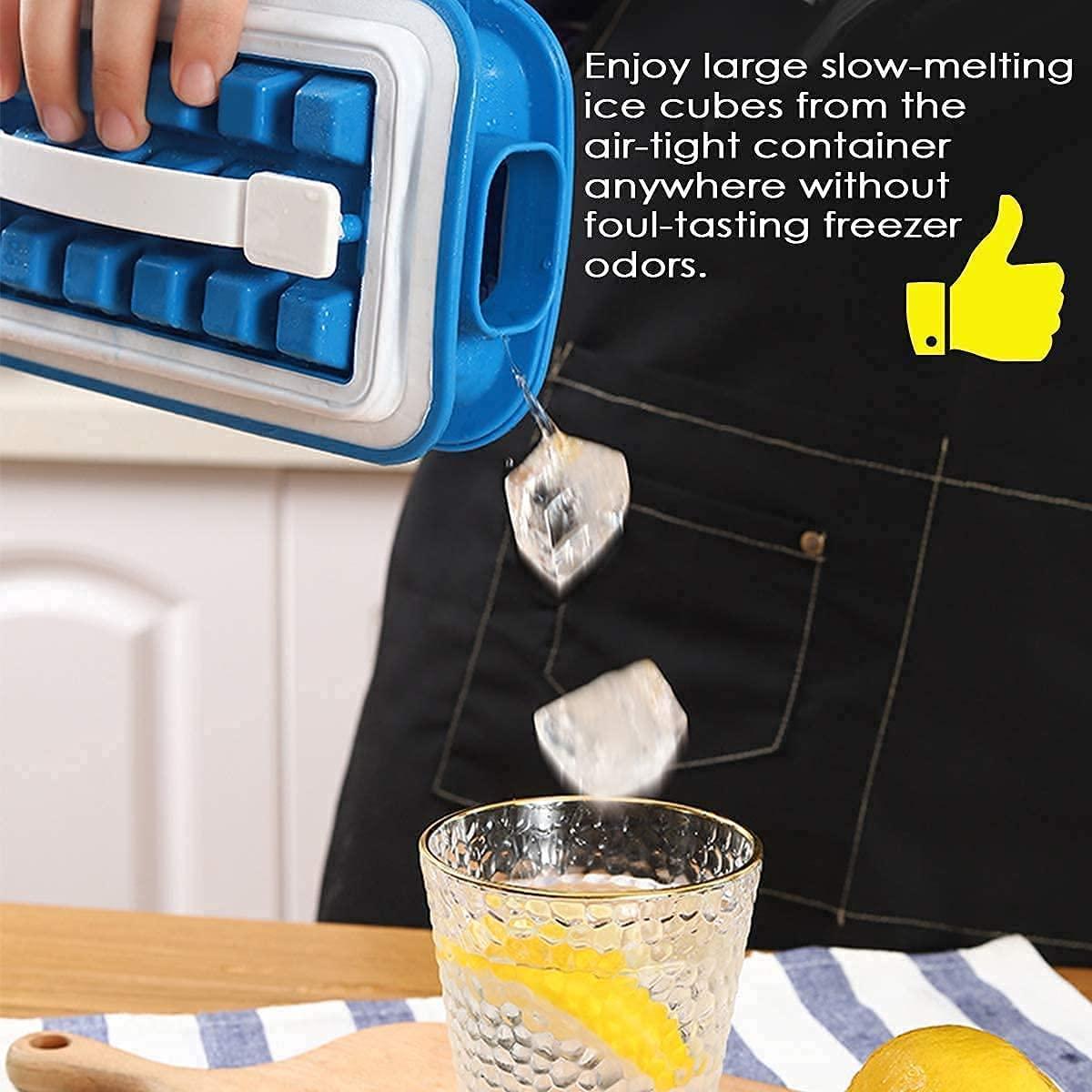 POP Ice Maker - Innovative Cube Tray Mold - Ice Maker, Storage Container