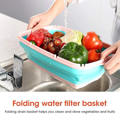 9in1 Multifunctional Chopper Cutting Boards Slicer Grater Peeler Durable Rice Collapsible Strainer - 9in1CHOP