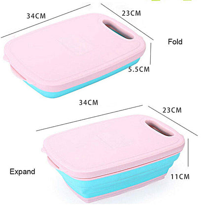 9in1 Multifunctional Chopper Cutting Boards Slicer Grater Peeler Durable Rice Collapsible Strainer - 9in1CHOP