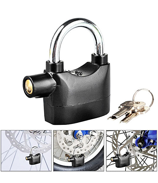 Antitheft Motion Sensor Security Padlock Siren Alarm lock  - ALRMLOCK