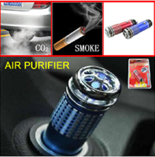Mini Auto Car Air Purifier Ionizer Ionic Oxygen Bar - BD0301-01