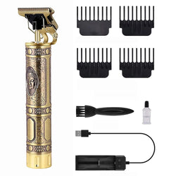 Rechargeable Cordless Beard & Hair Men's Grooming Trimmer Shaver Set (BUDDH-TRIM)
