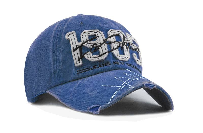 Men Boys Stylish Baseball Denim Jeans Cap Boys Caps - CAP-1985-NV