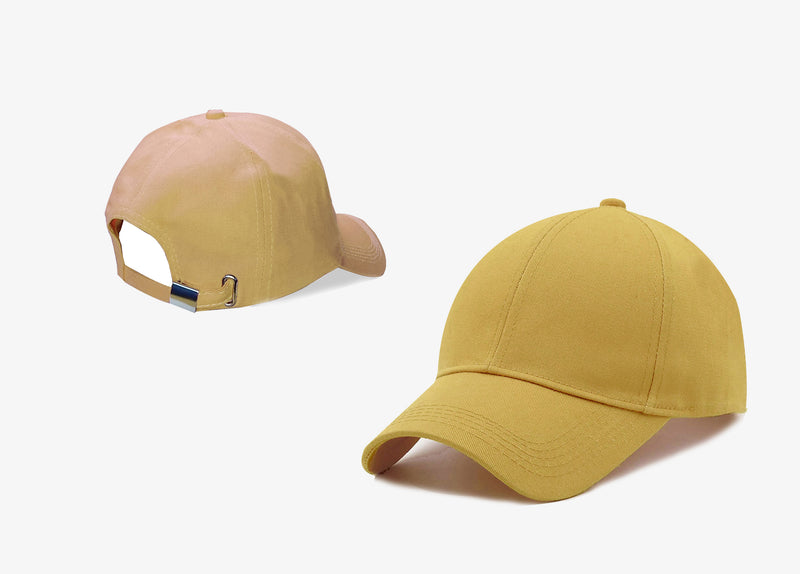 Men Boys Stylish Baseball Adjustable Cap - CAP-IVORY