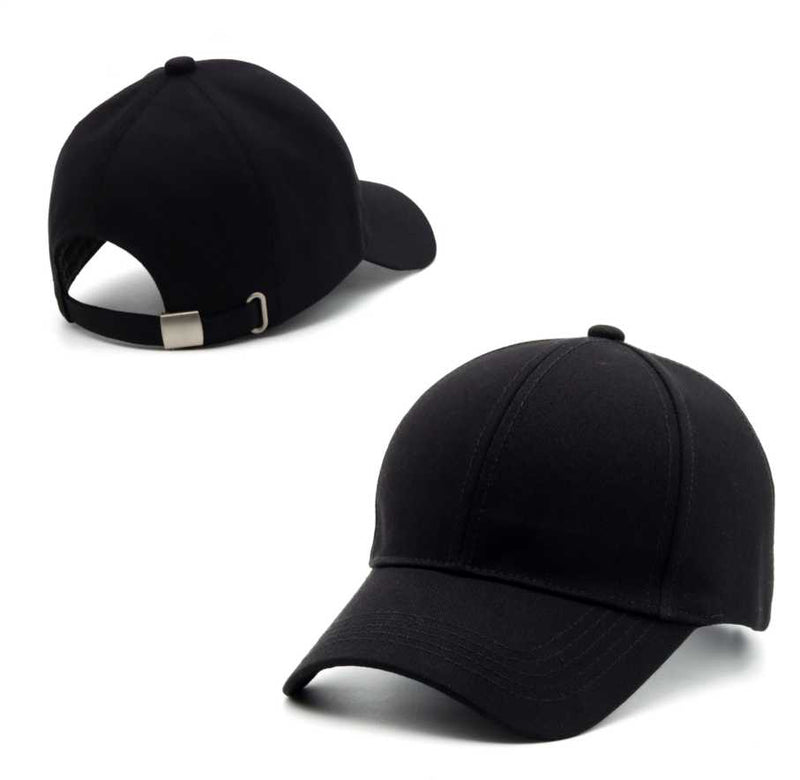 Men Boys Stylish Fancy Baseball Adjustable Cap (Pack of 2) - CAP-BK-MD