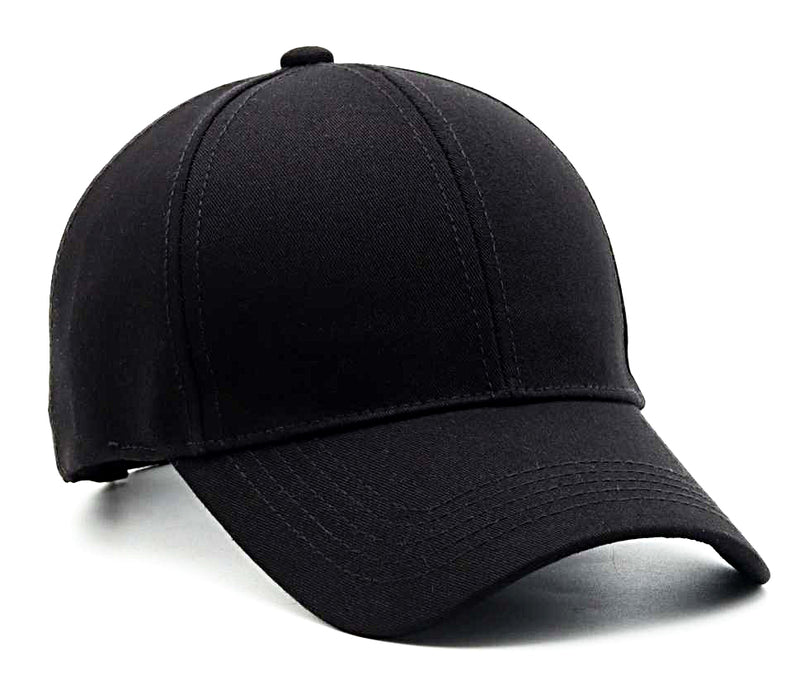 Men Boys Stylish Baseball Adjustable Cap Black & Pink - CAP-BK-PK