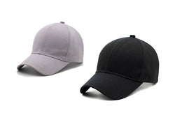 Men Boys Stylish Fancy Baseball Adjustable Cap (Pack of 2) - CAP-BK-GY