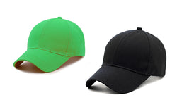 Men Boys Stylish Fancy Baseball Adjustable Cap (Pack of 2) - CAP-BK-P2