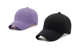 Men Boys Stylish Fancy Baseball Adjustable Cap (Pack of 2) - CAP-BK-PR
