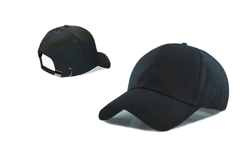 Men Boys Denim Jean Cap Stylish Baseball Adjustable Cap - CAP-JN-BK