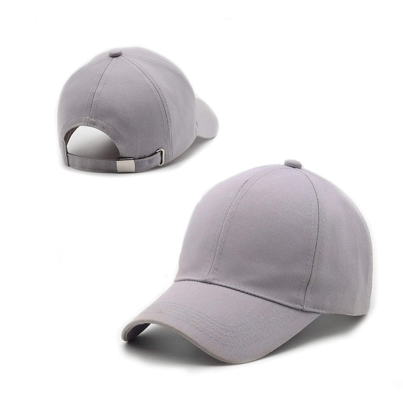 Men Boys Stylish Fancy Baseball Adjustable Cap (Pack of 2) - CAP-PK-GY
