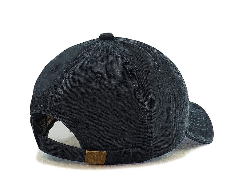 Men Boys Denim Jean Cap Stylish Baseball Adjustable Cap - CAP-JN-BK