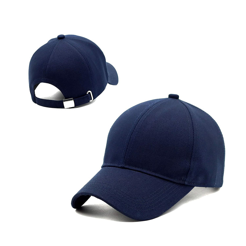 Men Boys Stylish Fancy Baseball Adjustable Cap (Pack of 2) - CAP-BK-NV