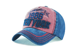 Men Boys Stylish Baseball Denim Jeans Cap Boys Caps - CAP-NY-1986-BU