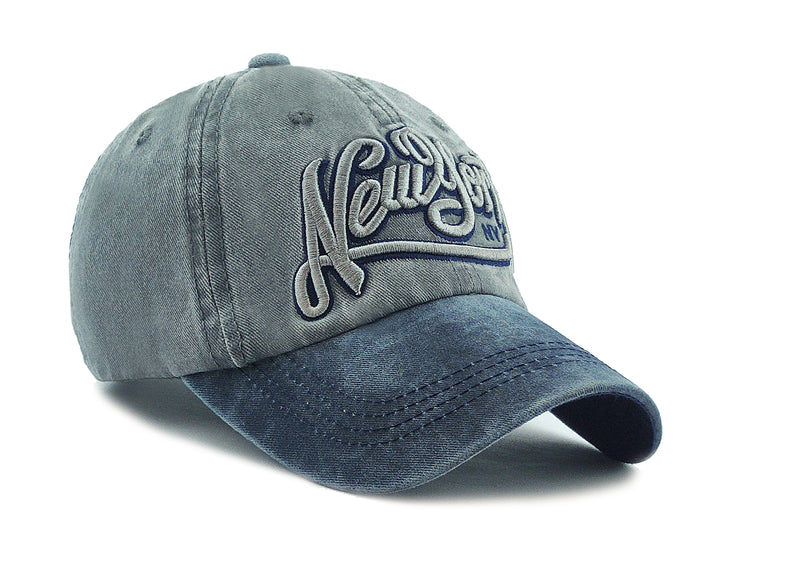 Men Boys Stylish Baseball Denim Jeans Cap Boys Caps - CAP-NY-BU