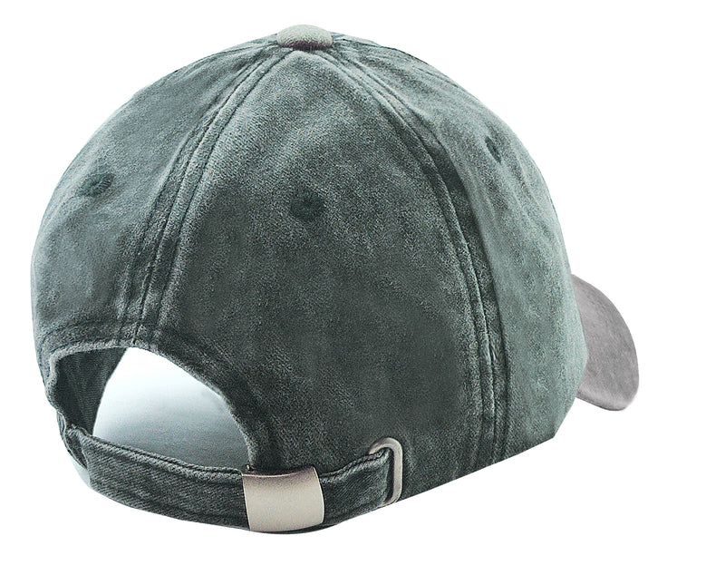 Men Boys Stylish Baseball Denim Jeans Cap Boys Caps - CAP-NY1988-GR