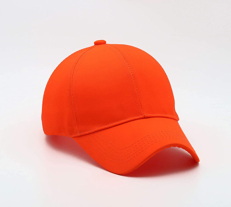 Men Boys Stylish Fancy Baseball Adjustable Cap (Pack of 2) - CAP-BK-OR
