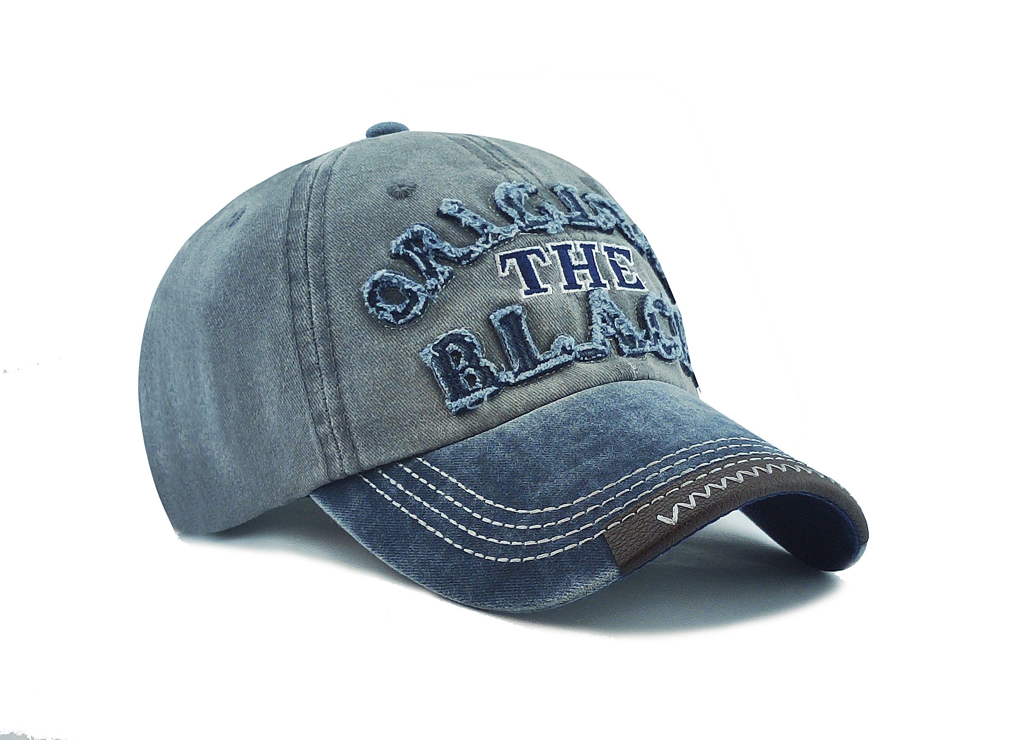 Men Boys Stylish Baseball Denim Jeans Cap Boys Caps - CAP-ORIGINAL-GY