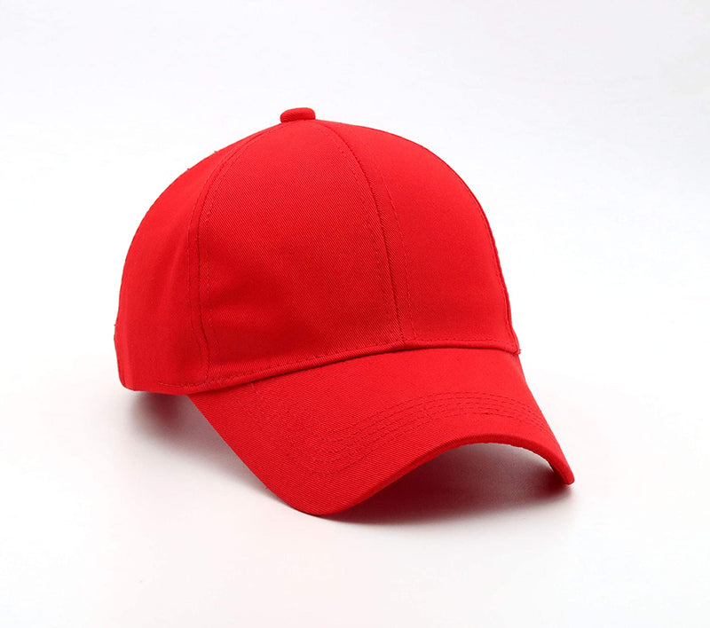 Men Boys Stylish Fancy Baseball Adjustable Cap (Pack of 2) - CAP-BK-RD