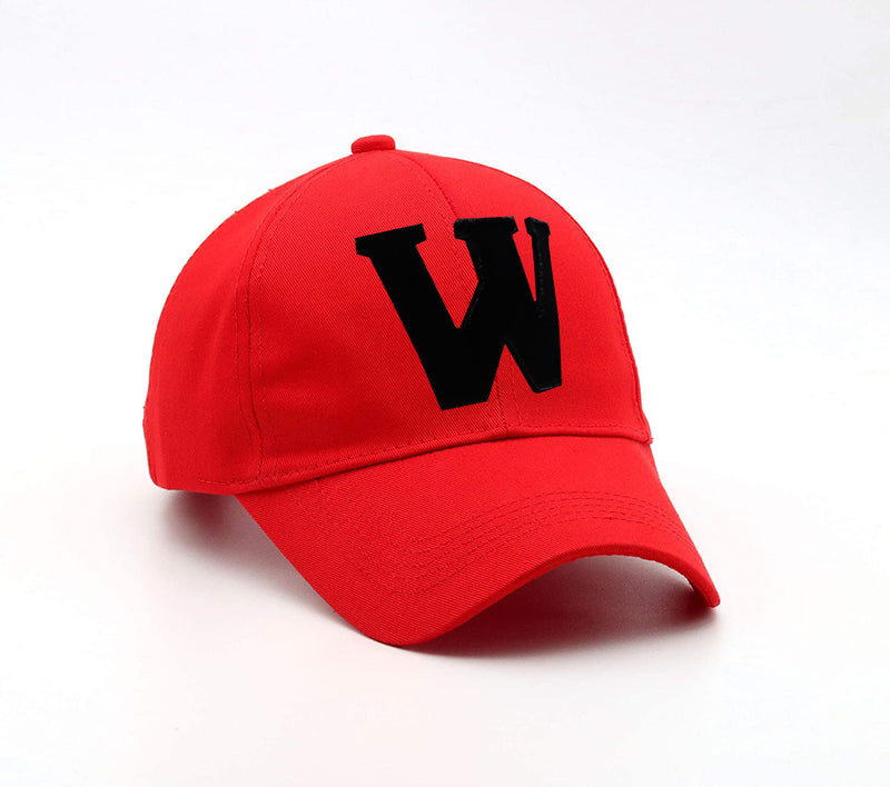 Men Boys Stylish Baseball Adjustable W Red Cap