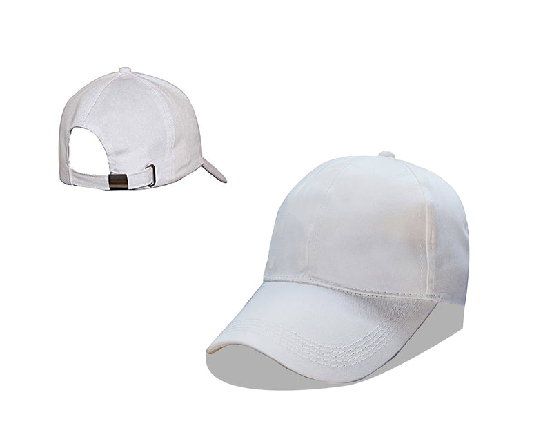 Men Boys Stylish Fancy Baseball Adjustable Cap (Pack of 2) - CAP-BK-WH