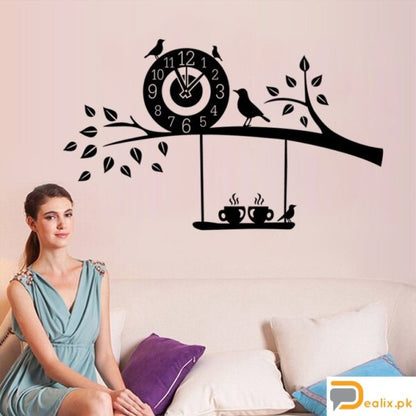 DIY Wall Clock 3D Sticker Home Office Decor 3D Wall Clock - DIYCD847