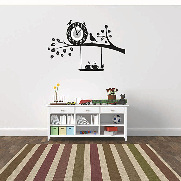DIY Wall Clock 3D Sticker Home Office Decor 3D Wall Clock - DIYCD847