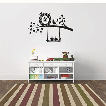 DIY Wall Clock 3D Sticker Home Office Decor 3D Wall Clock - DIYCD847