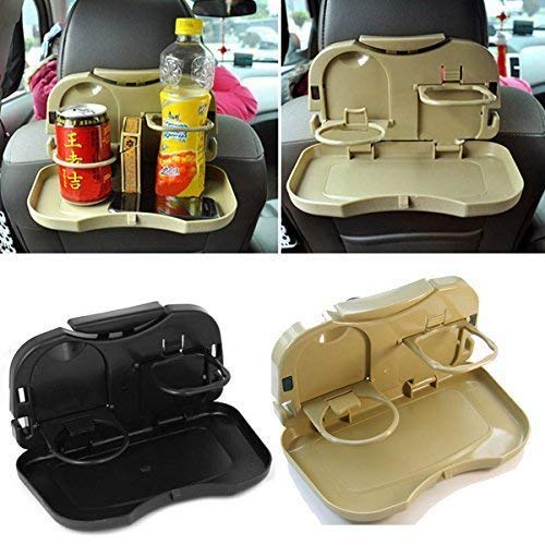 Automobile Travel Car Meal Plate Drink Dining Cup Holder Tray - CRT1501