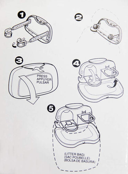  Automobile Travel Car Meal Plate Drink Dining Cup Holder Tray - CRT1501