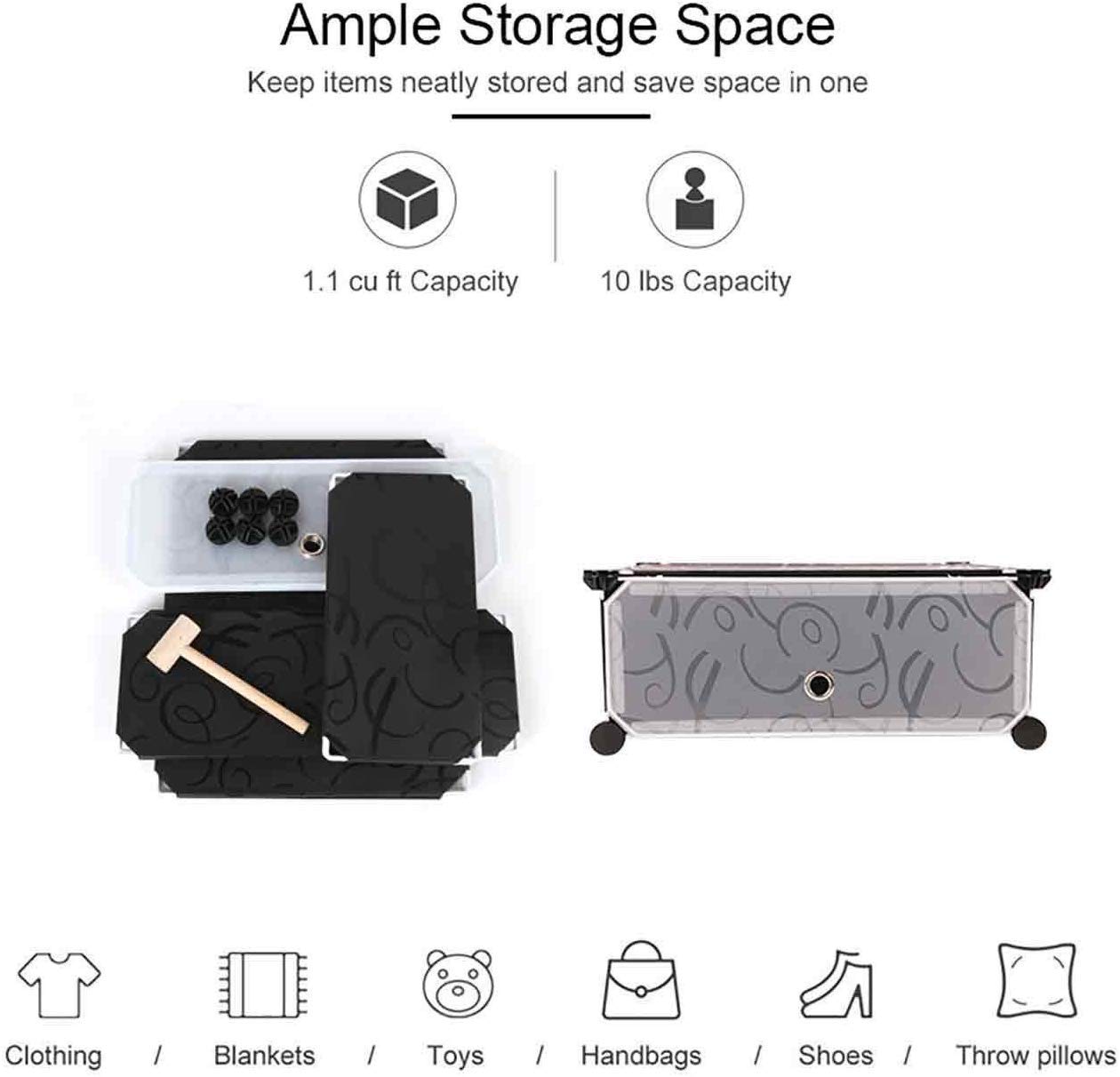 6 layer Plastic Sheet Cube Shoe Rack Storage
