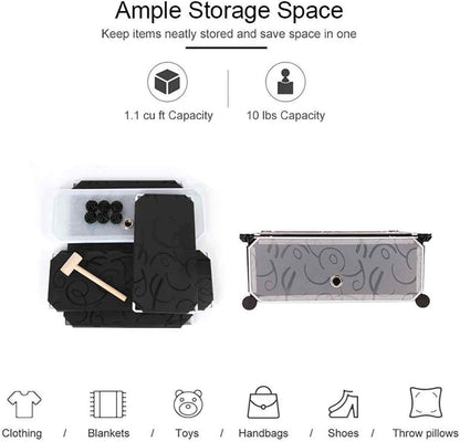 6 layer Plastic Sheet Cube Shoe Rack Storage