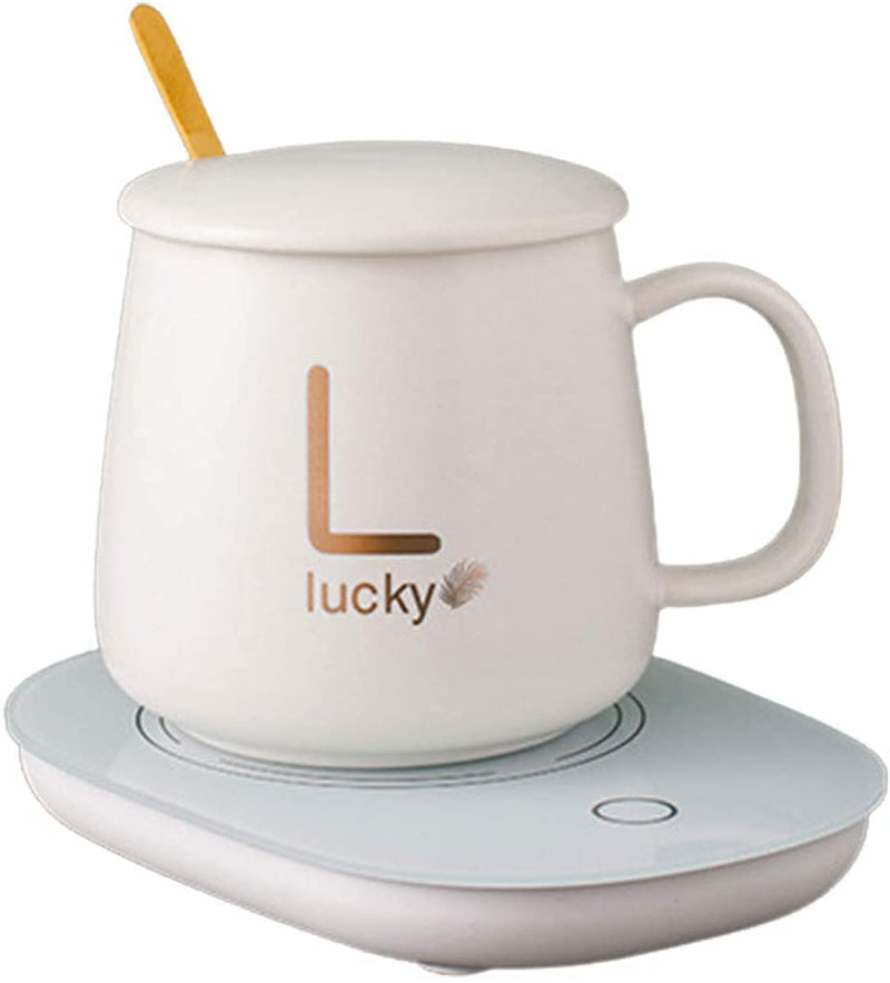 Coffee Mug Warmer with Auto Shut Off and Heating Function 16 Watt Electric Beverage Warmer Plate for Coffee Tea Milk Cocoa, Warmer Temperature - CUPWARM