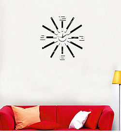 DIY Wall Clock 3D Sticker Home Office Decor 3D Wall Clock (Covering Area:55*55cm) - DIYCD814