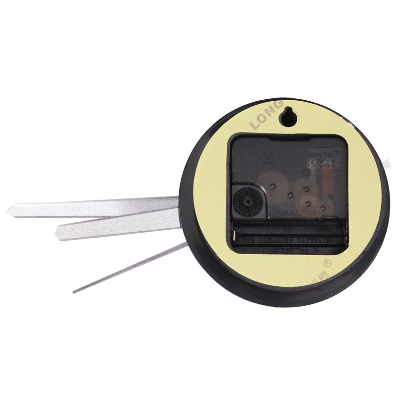 DIY Wall Clock 3D Sticker Home Office Decor 3D Wall Clock (Covering Area:45*56cm) - 0434S