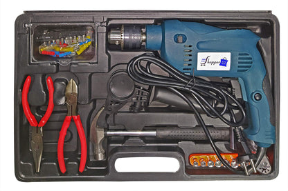 Premium Quality 13mm Electric Drill Machine with 101Pcs Tool Kit - DRLTOOLSET