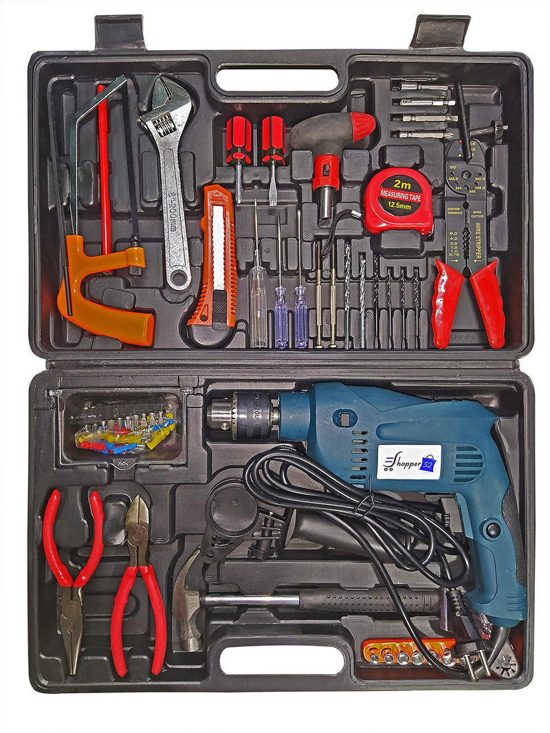 Premium Quality 13mm Electric Drill Machine with 101Pcs Tool Kit - DRLTOOLSET